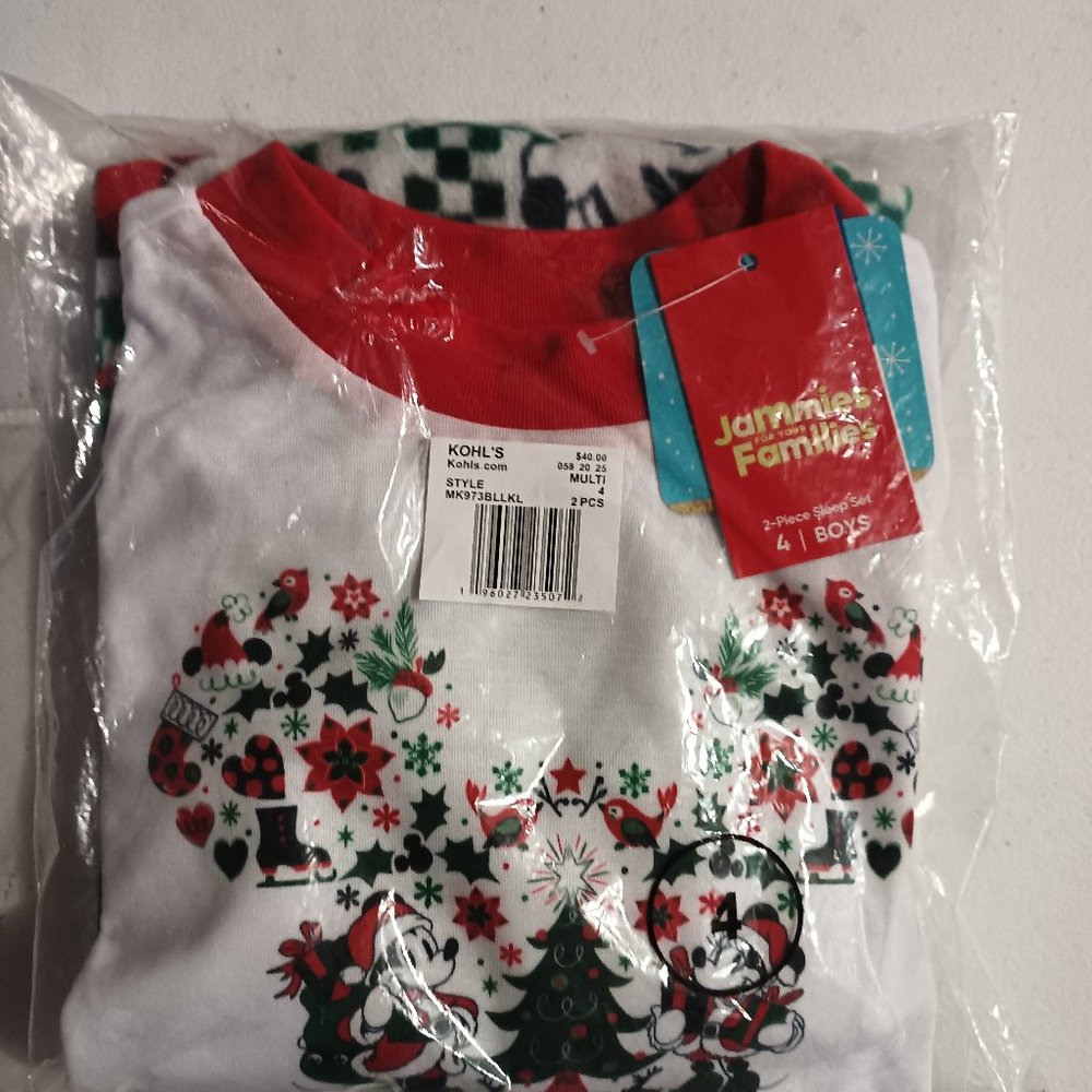 Christmas PJ's size 4 boys